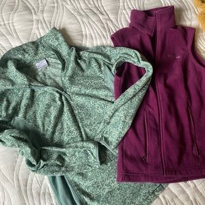 Set of two (2) Columbia Fleece